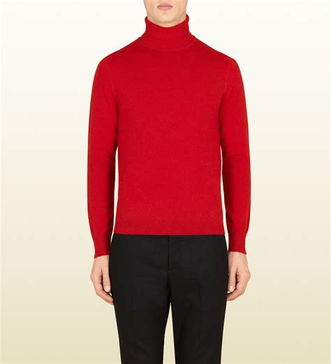 gucci wool sweater red|Gucci sweater for men.